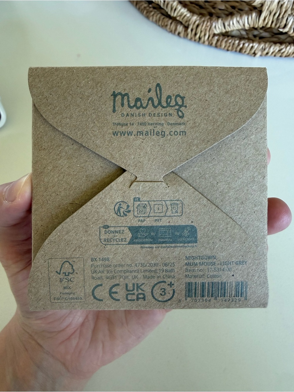 Maileg Mum Mouse Nightgown BNIB - Picture 3 of 3